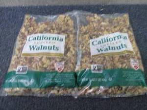 lot 343 image: 2- 16 oz Bags California Shelled Wa...
