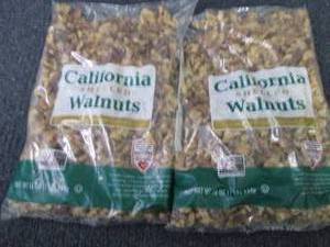 lot 346 image: 2- 16 oz Bags California Shelled Wa...