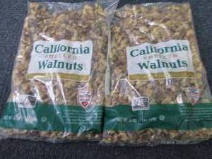 lot 350 image: 2- 16 oz Bags California Shelled Wa...