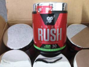 lot 372 image: 6- 14.4 oz EndoRush Sour Candy Diet...