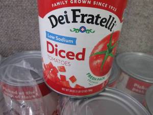 lot 377 image: 12- 28 oz Dei Fratelli Low Sodium D...