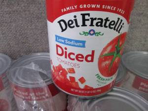 lot 378 image: 12- 28 oz Dei Fratelli Low Sodium D...