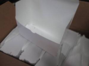 lot 459 image: Case of 250 White Foldable Boxes 8....