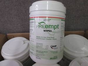 lot 463 image: 12- 160 ct PRE-Empt Disinfecting Wi...