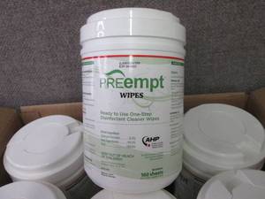 lot 465 image: 12- 160 ct PRE-Empt Disinfecting Wi...