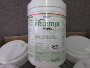 lot 466 image: 12- 160 ct PRE-Empt Disinfecting Wi...
