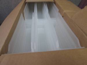 lot 469 image: Case of 36 Clear Shelf Bins 11 58 ...