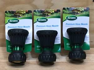 lot 26 image: Lot of 3 - Scotts Firemans Hose Nozzle 0429242.45