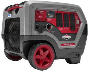 lot 9 image: Briggs & Stratton Q6500 - 5000 Watt QuietPower Series Portable Inverter Generator w CO Guard Model # 030761