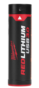 lot 45 image: MILWAUKEE REDLITHIUM Lithium-Ion Rechargeable USB 3.0 AH Battery (01052412.40)