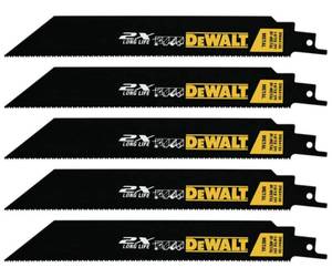 lot 132 image: DEWALT 8 in. Premium Metal Cutting Blade (5 per Package)