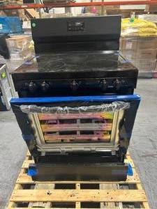 lot 170 image: Frigidaire 30 Electric Range Model # FCRE3052BBB (Untested Scratch And Dent)