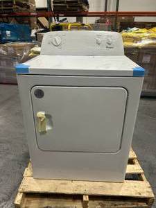 lot 175 image: Whirlpool 7.0 Cu. Ft. White Electric Dryer Model # WED4616FW (Untested Scratch And Dent)