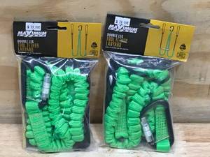 lot 172 image: Lot of 2 - Maximum Safety Double Leg Tool Tether Lanyard