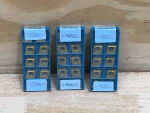 lot 189 image: Lot of 3 - 10 Pack Ingersoll Cutting Tools Carbon Inserts Model # CCMT 432 MT TT3500