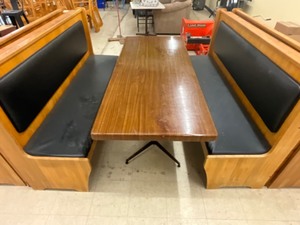 Booths with table