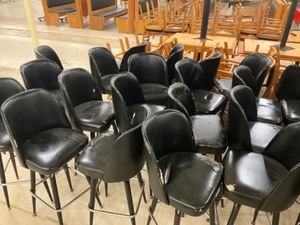 Set of swivel bar stools (23)