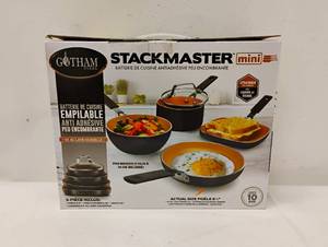 NEW GOTHAM STEEL MINI NONSTICK STACKMASTER COOKWARE