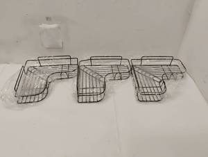 NEW THREE ANGLE WALL MOUNTED BATHROOM STORAGE RACK