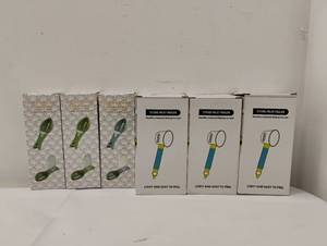 NEW 3 STORE FRUIT PEELER AND 3 FISH SCALE SCRAPER WITH COVER