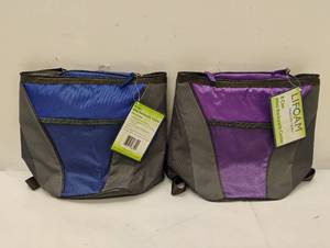 2 NEW LIFOAM 8 CAN MINI BACKPACK COOLERS