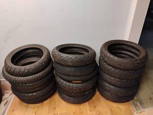 HUGE LOT OF MOTORCYCLE WHEELS