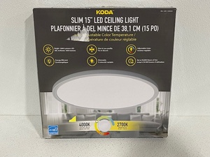 lot 21 image: Koda Slim 15 LED Ceiling Light