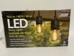 lot 22 image: 48 Foot String Lights No Bulbs