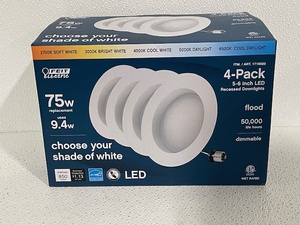 lot 25 image: 75W LED Recessed Lights