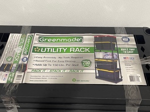 lot 49 image: Greenmade Shelving Rack