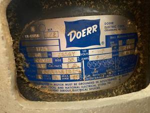 Doerr 12HP Sander