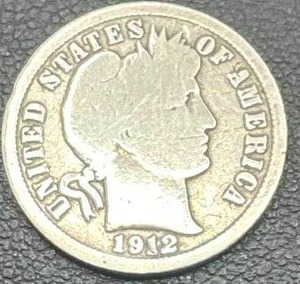 1912 Barber Dime