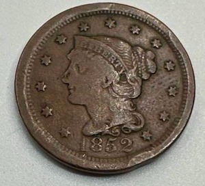 1852 Large Cent Penny