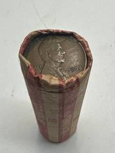 Unsearched Roll of Wheat Pennies