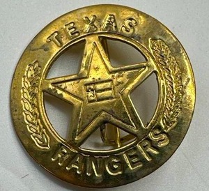 Texas Rangers Brass Pin