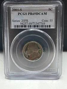 2001-S Proof PR69 Jefferson Nickel