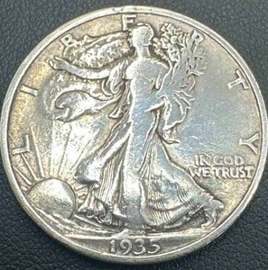 1935 Liberty Walking Half Dollar