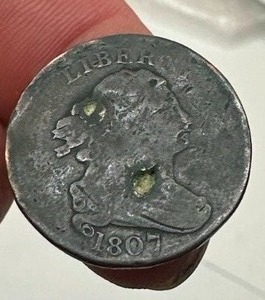 1807 Draped Bust Half Cent