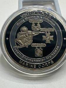 United States Marine Corp. Marksman Sharpshooter Token