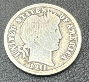1911 Barber Dime