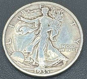1935 Walking Liberty Half Dollar