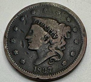 1837 Large Cent Penny
