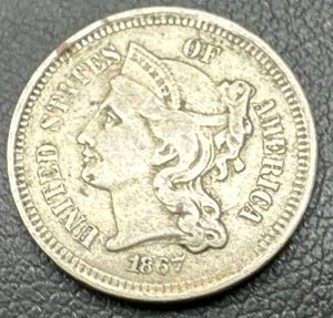 1867 Three Cent Nickel