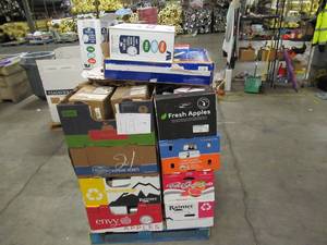 lot 119 image: Pallet of Store Overstock Store and Ecommerce Product and Returns