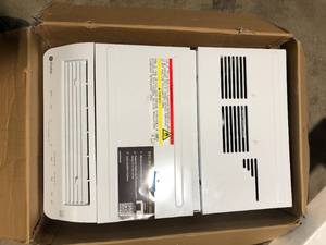 GE Profile ClearView Ultra Quiet 8,300 BTU 115V Window Air Conditioner Cools 350 Sq. Ft. Quiet in White  Customer Returns See Pictures