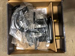 Glacier Bay Oswell 4 in. Centerset 2-Handle High-Arc Bathroom Faucet in Matte Black   Customer Returns See Pictures