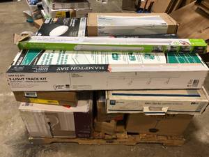 Pallet of Mixed Assorted Lighting Various Models and Conditions  Customer Returns See Pictures