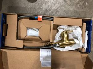GROHE Concetto Single Handle Bar Faucet in Brushed Cool Sunrise Customer Returns See Pictures