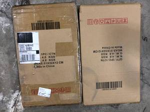 Lot of 2 Winado 4-Tier Steel Freestanding Garage Storage Shelving Unit Black (19.69 in. W x 31.5 in. H x 11.81 in. D) Customer Returns See Pictures