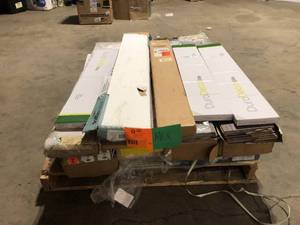 Pallet of Mixed Assorted Flooring Various Models and Conditions Customer Returns See Pictures